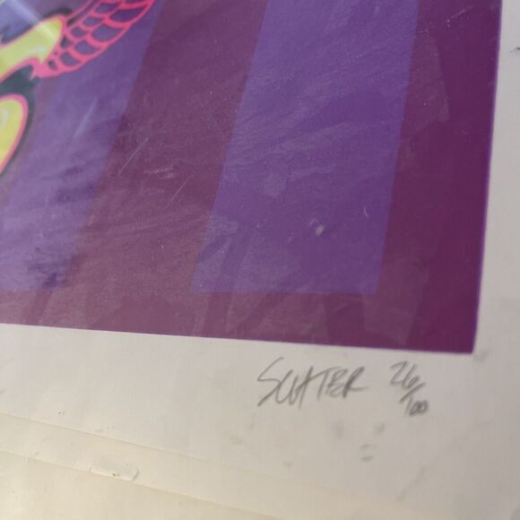 Mc5 Silkscreen Todd Slater LE Signed 2004 Original - Picture 3 of 4